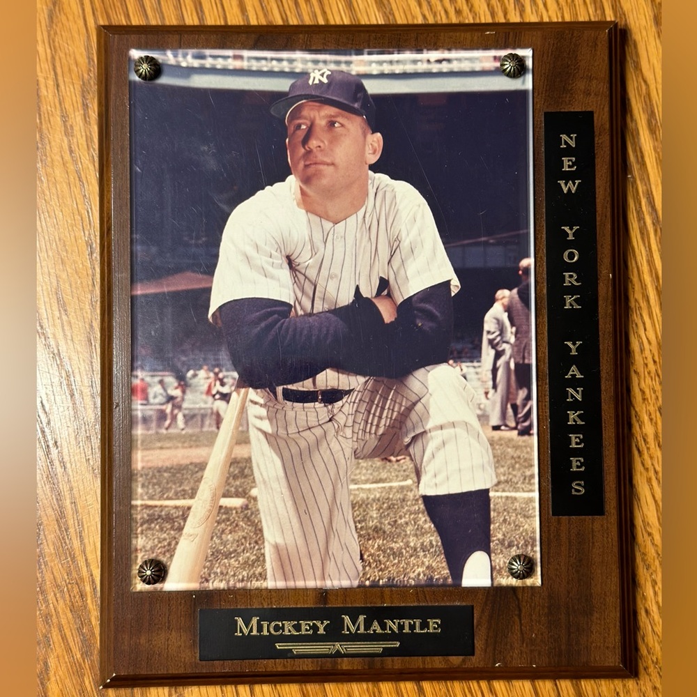 Mickey Mantle Plaque